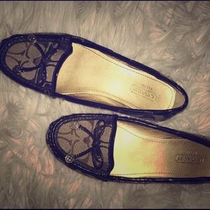 Coach ballerine flat shoes size 6